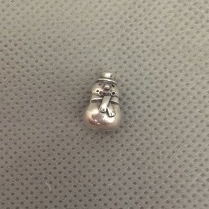 RETIRED authentic Pandora snowman charm